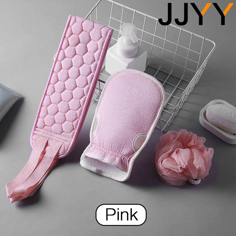 Exfoliating Bath Set with Back Scrubber and Gloves 6 Exfoliating Bath Set with Back Scrubber and Gloves - Image 6