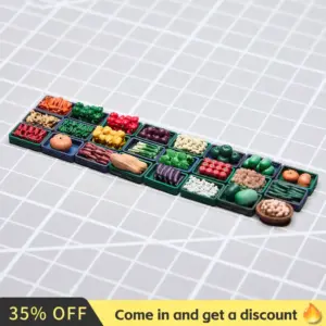 Miniature Vegetable Stand Scene Set for Dioramas 9 S9988daa450aa49e0a061e8af08588c7em
