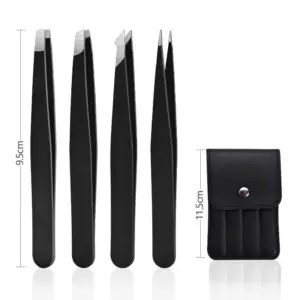 Purple Stainless Steel Eyelash Tweezers Set 16 S99b869719d544a149f51d80b38aa7f5dh