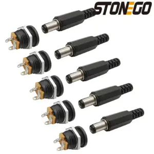 12V DC Power Connector Set, 5 pcs 11 S99c383e02f004f8383e7c7169e57dc6eh