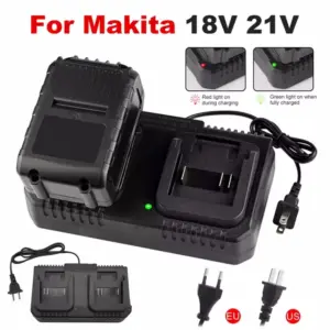 Dual Slot Makita Battery Charger 18V/21V