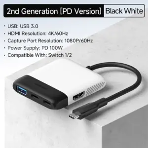 Hagibis Switch 2 4K Video Capture Card 18 S9ad855ad96aa408a9c2261edf9c9bbd5Y