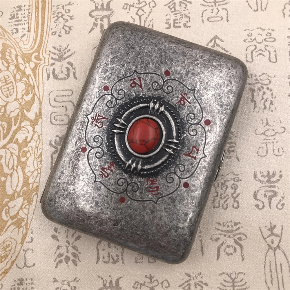 Vintage Brass Dragon Cigarette Case with Embossed Design 5 Vintage Brass Dragon Cigarette Case with Embossed Design - Image 5