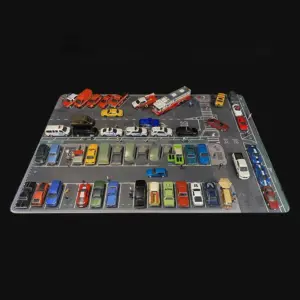 New York Fire Scene Diecast Display Mat 80cm x 55cm
