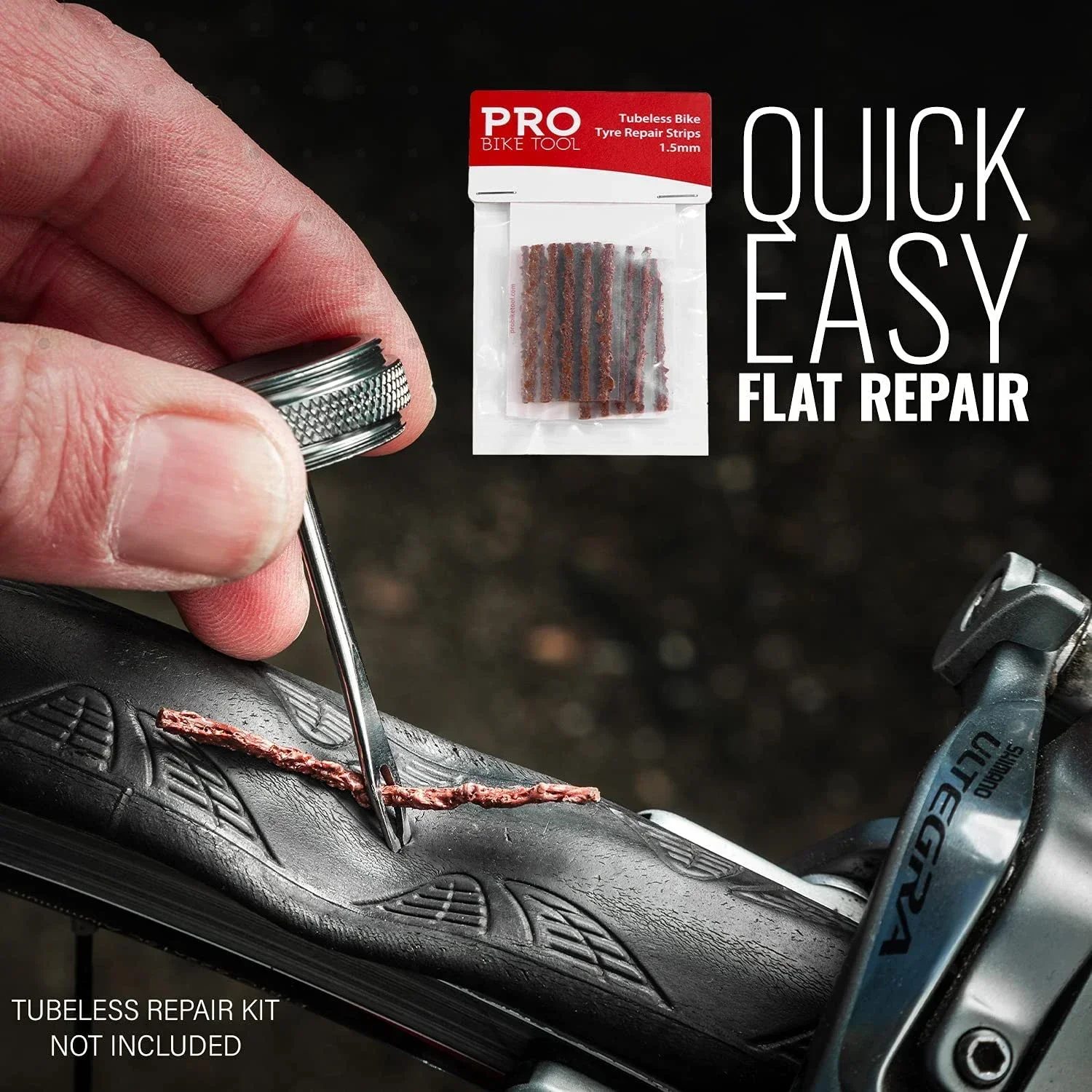 Tire Repair Strips Set for Car & Motorcycle 5 Tire Repair Strips Set for Car & Motorcycle - Image 5