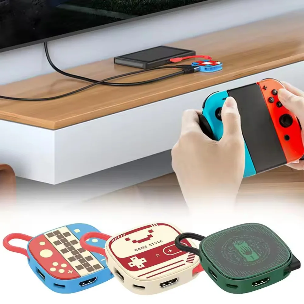 Vibrant Blue Switch 2 HDMI 4K Dock Hub 2 Vibrant Blue Switch 2 HDMI 4K Dock Hub - Image 2