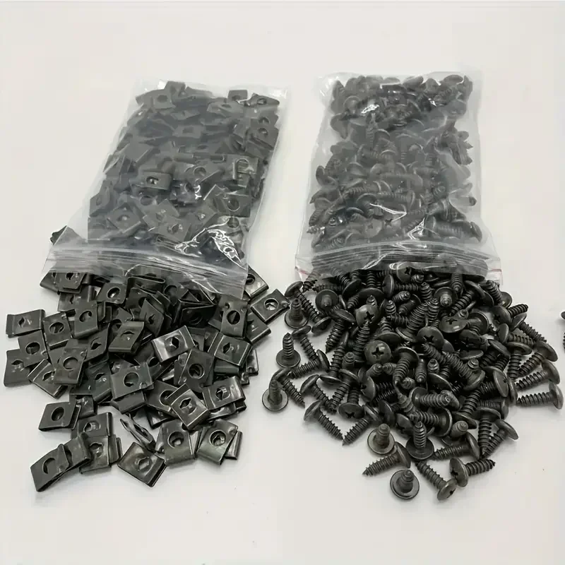 Automotive Fastener Set 400pcs Iron Screws Clips 3 Automotive Fastener Set 400pcs Iron Screws Clips - Image 3