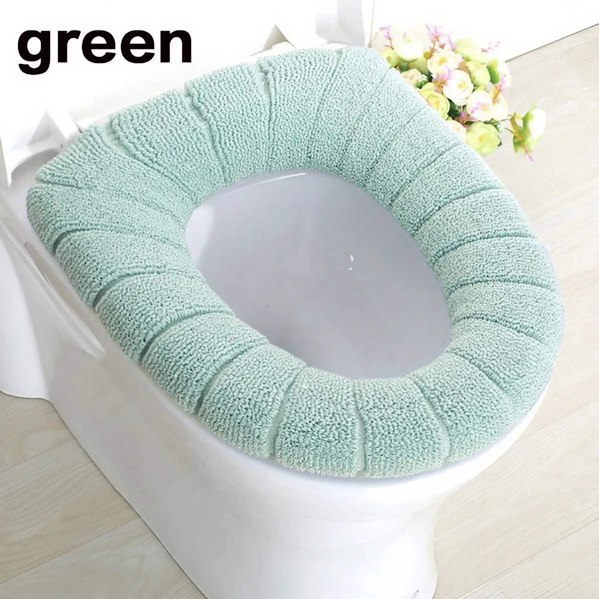 Cozy 31cm Universal Toilet Seat Cover in Pastel 7 Cozy 31cm Universal Toilet Seat Cover in Pastel - Image 7