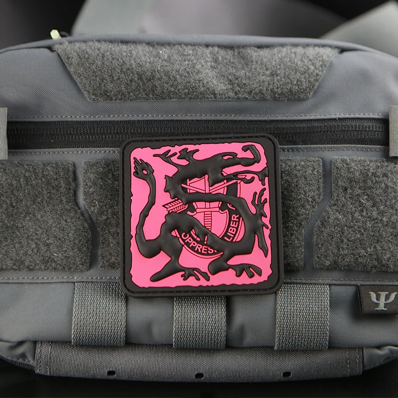 Vibrant Ronin 3D PVC Dragon Backpack Patch 3 Vibrant Ronin 3D PVC Dragon Backpack Patch - Image 3