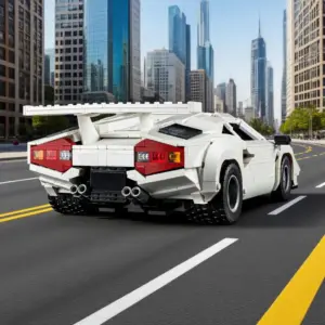 White Lamborghini Countach 5000 Building Set 10 S9bfbf640996c4bf081209750f4199a778