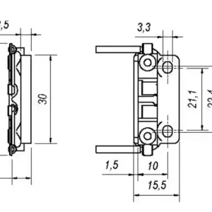 German-Made B&W 905 Lamp Holder for G6.35 Bulbs 8 S9cc640643cb44e1b805cad68cffe7b953