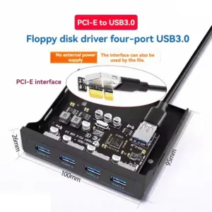 USB Front Panel with 4 USB 3.0 Ports for PC 10 S9d059547791c47b2a0ee29365893bd50A
