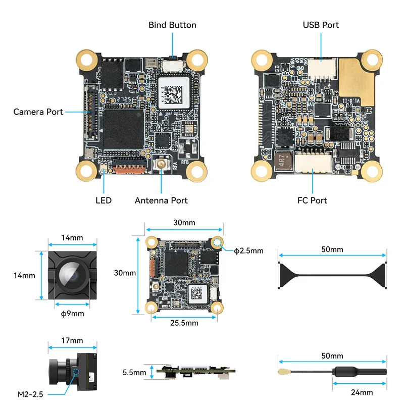 Betafpv P1 Air Unit HD VTX for FPV Drones 3 Betafpv P1 Air Unit HD VTX for FPV Drones - Image 3