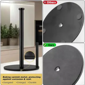 Black Stainless Steel Paper Towel Holder Model PAPER-013 9 S9d7803265ff6483e99a3fbd5e929330bi