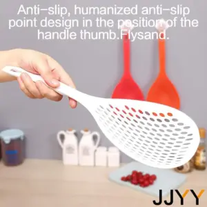 Stylish 35x14cm Handheld Strainer in Orange & White 10 S9db78d1620a5433c9da7bb5119d58173Y