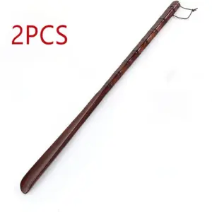 Wooden Long Shoehorn 54cm with Leather Rope 16 S9e5929c366ba45fb9f64c179f9d9533aF