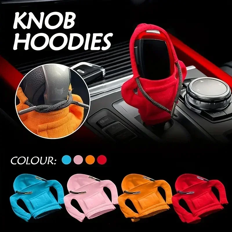 Vibrant Hoodie Shift Knob Cover for Cars 6 Vibrant Hoodie Shift Knob Cover for Cars - Image 6