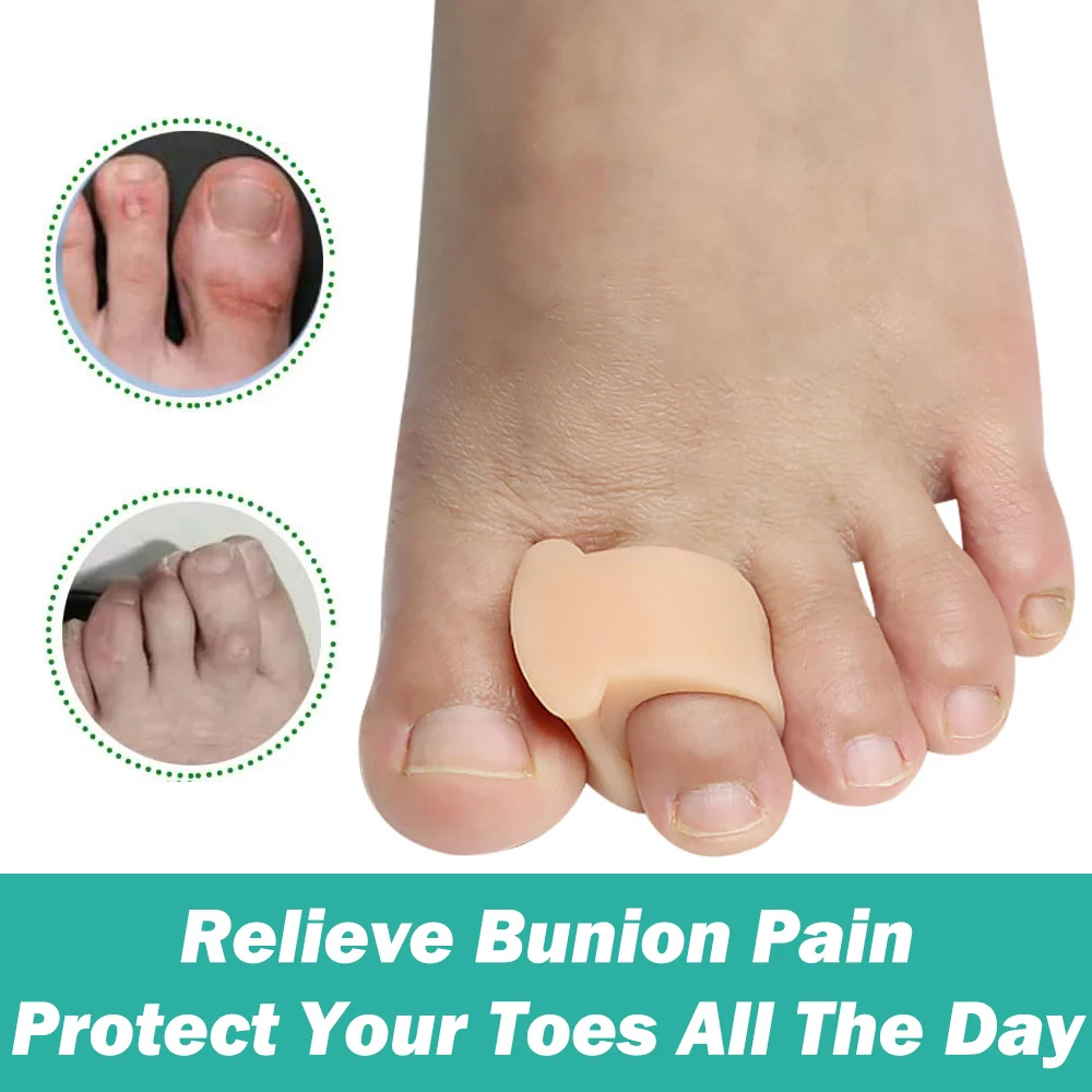 Silicone Toe Separators for Foot Pain Relief 2 Silicone Toe Separators for Foot Pain Relief - Image 2