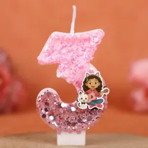 Glitter Pink Number Candles for Celebrations 12 S9eb6248f54784540a5516759f5180fd8O