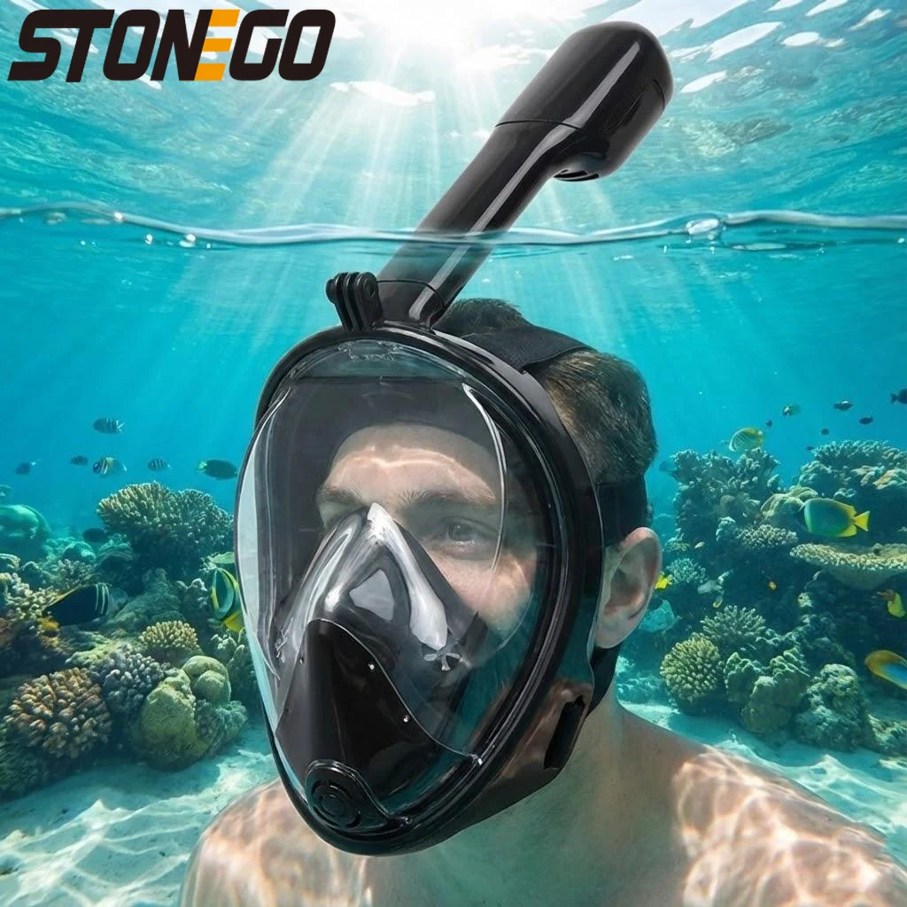 Full Face Snorkel Mask with 180° View 1 Full Face Snorkel Mask with 180° View