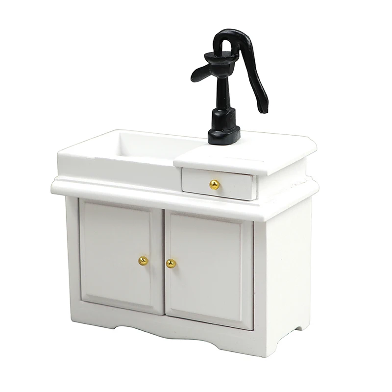 Miniature Resin Bathroom Sink Cupboard for Dollhouses 9 Miniature Resin Bathroom Sink Cupboard for Dollhouses - Image 9