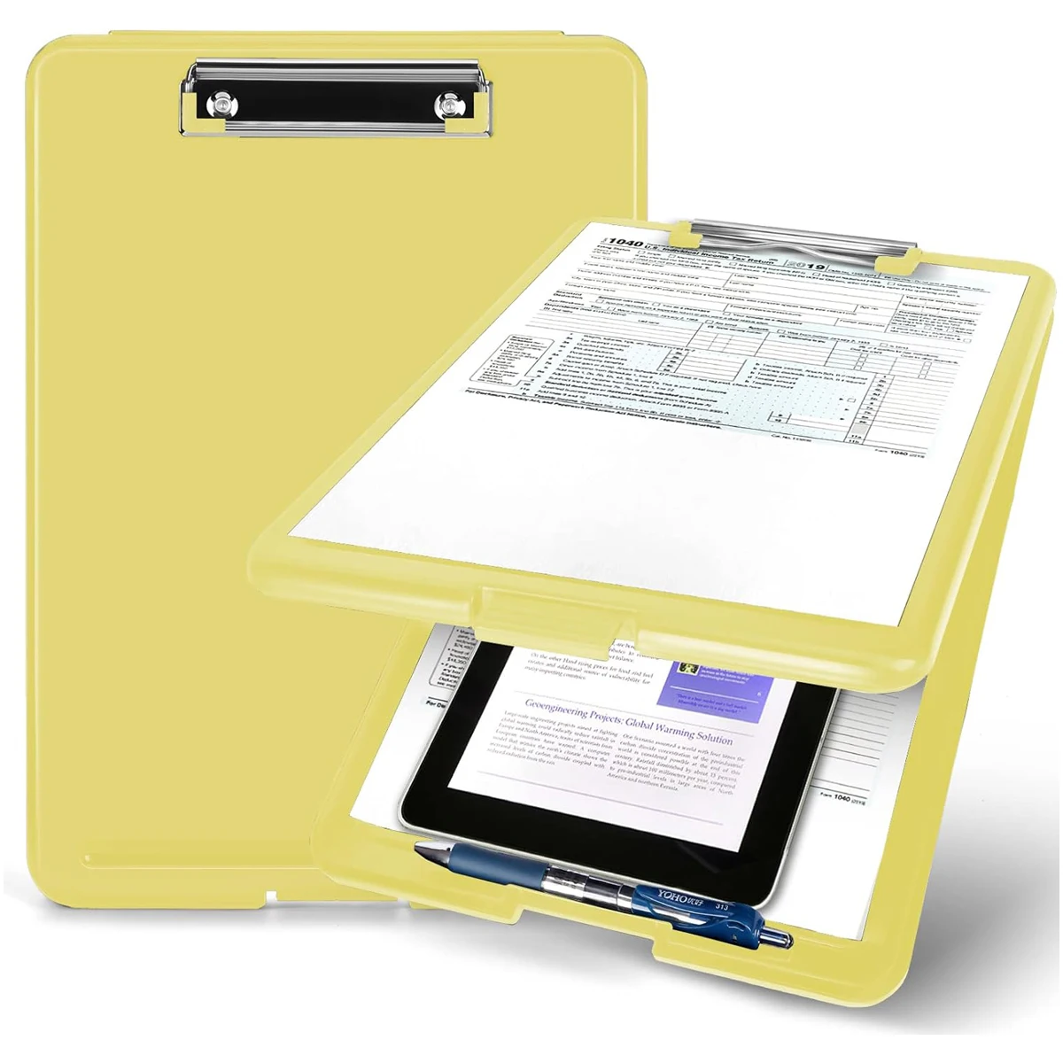 Black Foldable Clipboard with Storage 7 Black Foldable Clipboard with Storage - Image 7