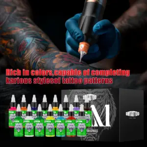 Vibrant DM Tattoo Ink Set – 14/15 Colors 13 S9f7d943b039d4e588abf484a0b5e40dfd