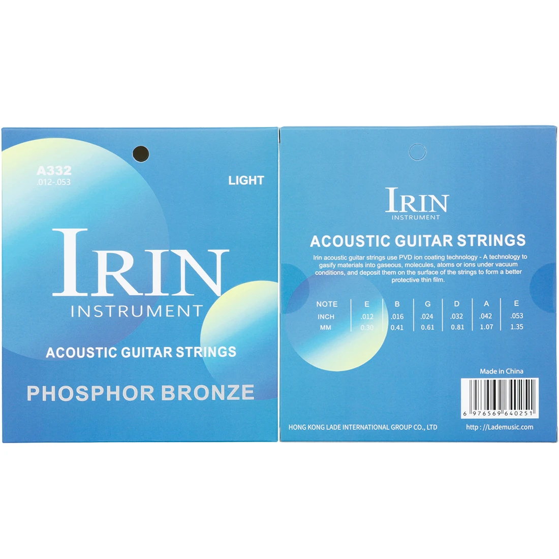 Vibrant IRIN Acoustic Guitar String Set 9 Vibrant IRIN Acoustic Guitar String Set - Image 9