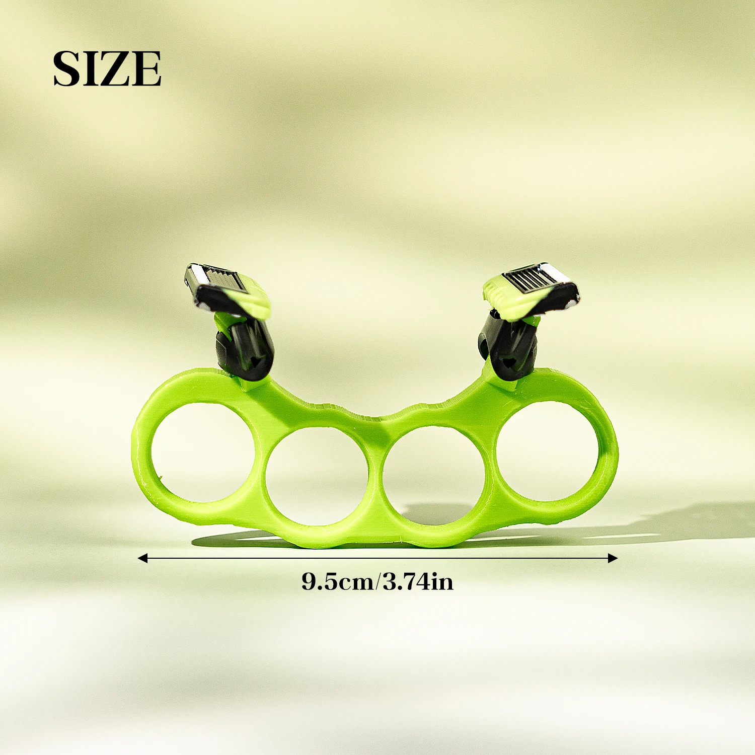 Bright Lime Green Double-Headed Bald Clipper 5 Bright Lime Green Double-Headed Bald Clipper - Image 5