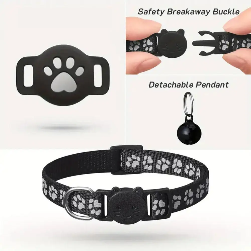 Black Small Cat GPS Collar with Real-Time Tracking 3 Black Small Cat GPS Collar with Real-Time Tracking - Image 3