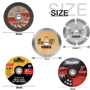 Versatile 3-Inch Metal Cutting Disc Set 8 Sa04760a9072d418eab1981b932d7dd29M