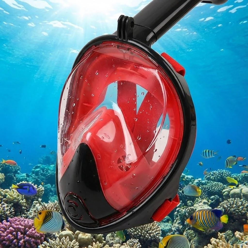 Full Face Snorkel Mask with 180° View 9 Full Face Snorkel Mask with 180° View - Image 9