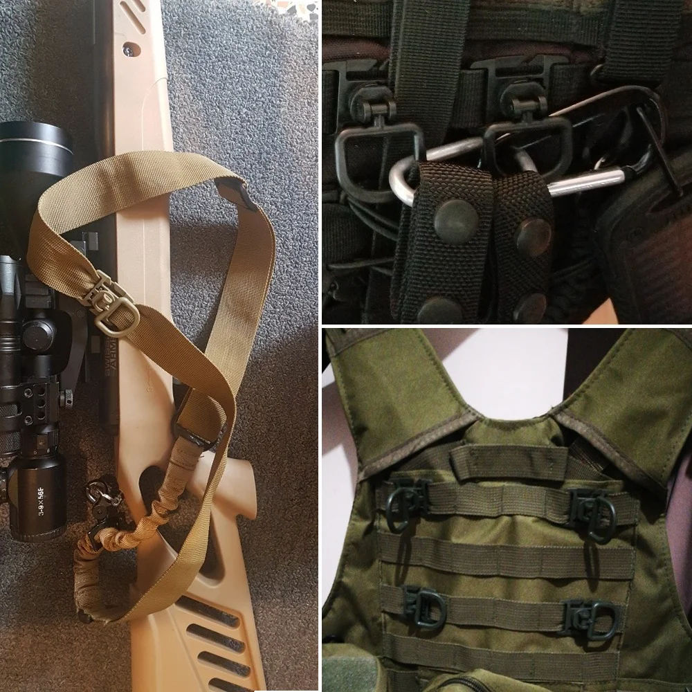 360-Degree Rotating MOLLE D-Ring Clips 6 360-Degree Rotating MOLLE D-Ring Clips - Image 6