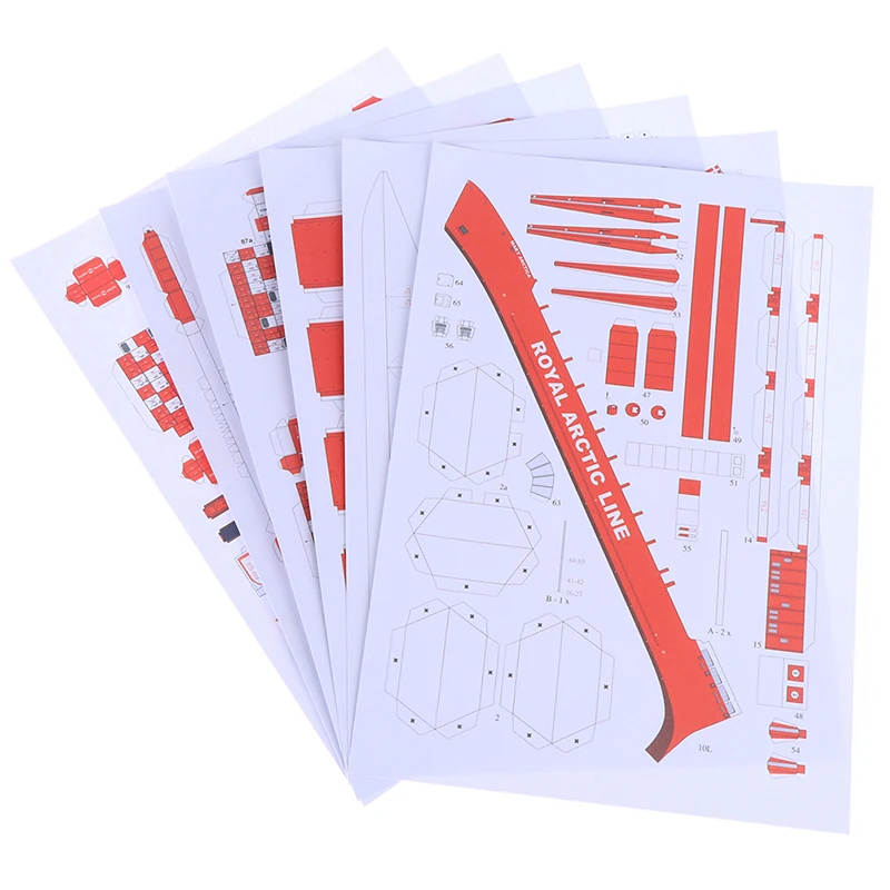 Mary Arctic Ship Paper Model Kit 7 Mary Arctic Ship Paper Model Kit - Image 7