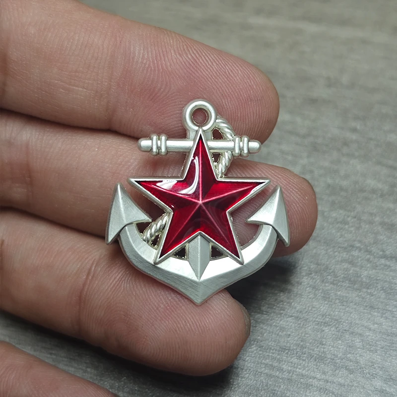 Patriotic Alloy Badge with Star and Wings 4 Patriotic Alloy Badge with Star and Wings - Image 4