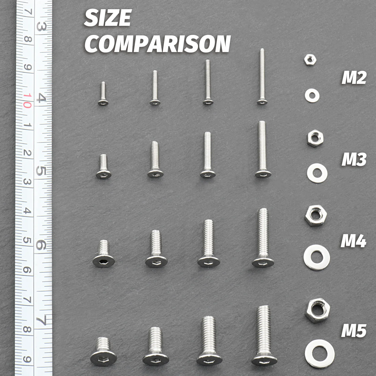Stainless Steel Hardware Kit 880 pcs 4 Stainless Steel Hardware Kit 880 pcs - Image 4