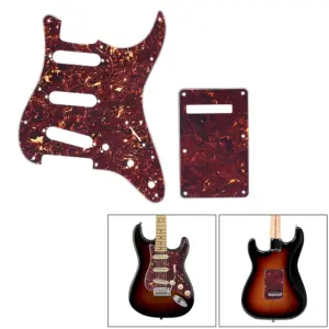 Tortoise Red Pickguard Set for Fender Stratocaster 10 Sa17c4c74a2194e65adb91d5a1164a776y