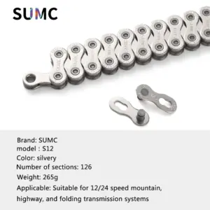 SUMC 8-12 Speed Bicycle Chain for All Drivetrains 15 Sa24696269fd94df6b099d0e822855249t
