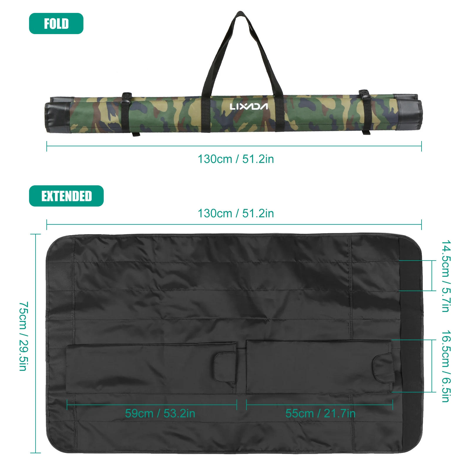 Durable Camouflage Fishing Rod Case 5 Durable Camouflage Fishing Rod Case - Image 5