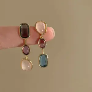 Asymmetric Colorful Resin Earrings 7 Sa2664bc89b9842d19cc4e3aaf0e258d5j