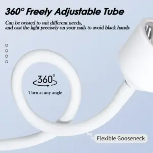 Portable LED Nail Curing Lamp with Adjustable Hose 14 Sa2912a20017249b48a9e83dd7ec0a58bv