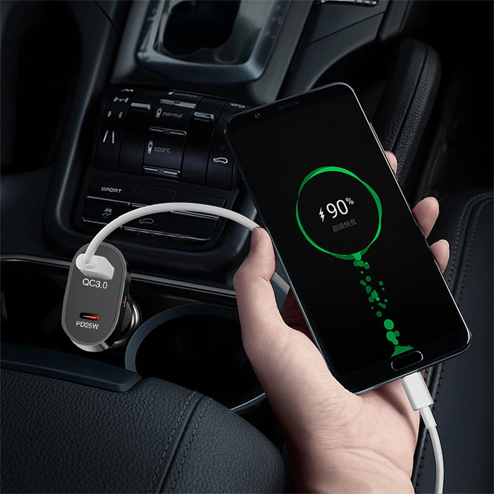 Suzuki Dual-Port Car Charger with Quick Charge 4 Suzuki Dual-Port Car Charger with Quick Charge - Image 4