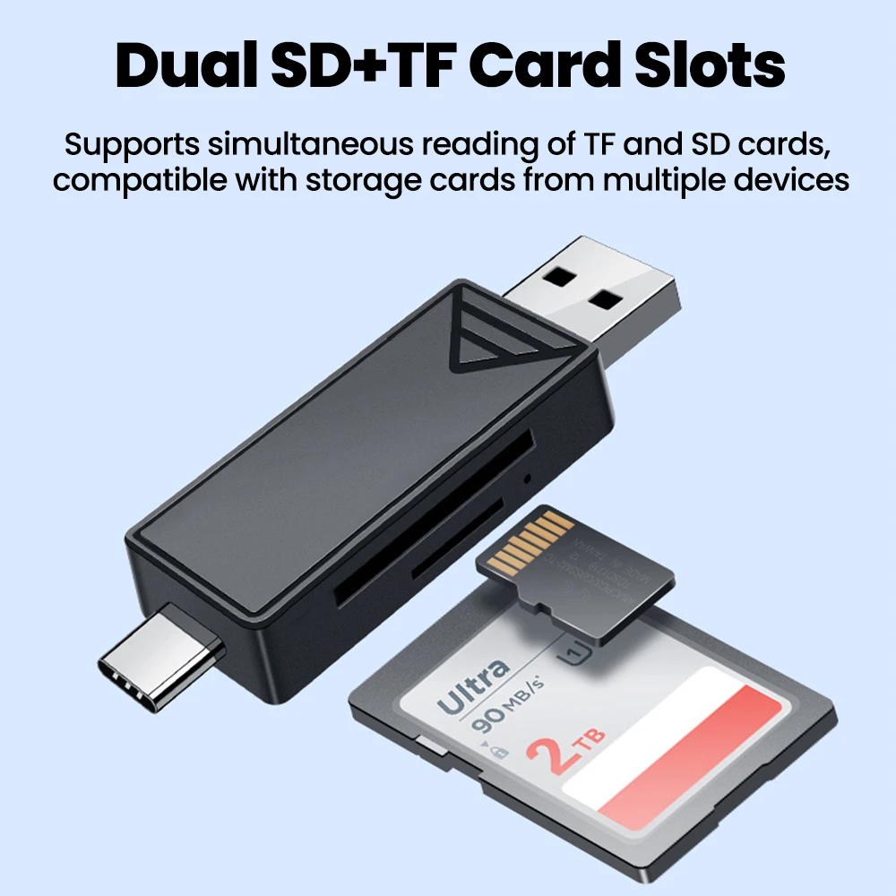 Multifunctional USB-C & Card Reader for Devices 3 Multifunctional USB-C & Card Reader for Devices - Image 3