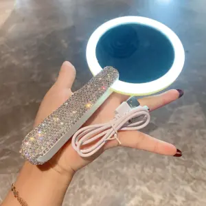Rotatable LED Rhinestone Handle Makeup Mirror 10 Sa2f30cbcfc754a7981c84ad3dd05801cK