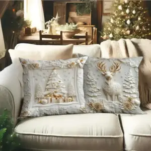 Festive Christmas Pillowcase with Embroidery 10 Sa305aaff096a463b991e9f52d835b346C