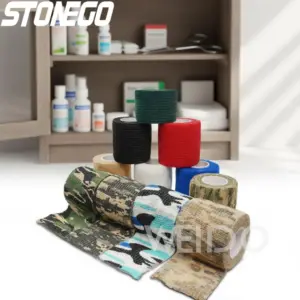 Waterproof Camouflage Self-Adherent Bandage 4.5m x 5cm