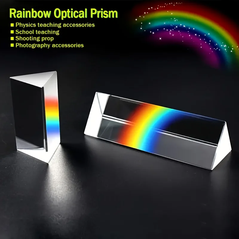 Spectral Dispersion Glass Prism for Education 2 Spectral Dispersion Glass Prism for Education - Image 2