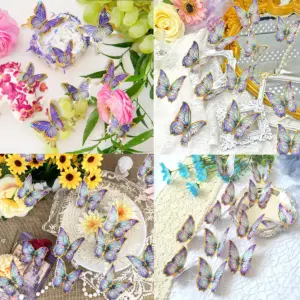 Vibrant 3D Butterfly Wall Sticker Set 14 Sa4133b5928ee4bf8a06ea395275f3fcch