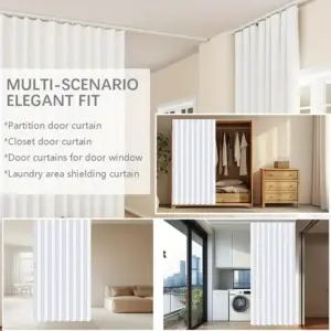 Ultra-Thin Self-Adhesive Curtain Track Set 11 Sa4178d5181e6456083ac8ba727683e5ae