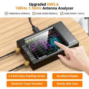 NanoVNA-H Vector Network Analyzer 10kHz-1.5GHz 7 Sa437d61209ac435b84edcc2b00c08624H
